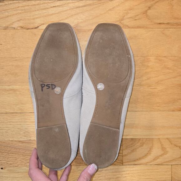 Lucky Brand Daymien tan suede square toe flats sz 9.5M Read - Picture 7 of 7